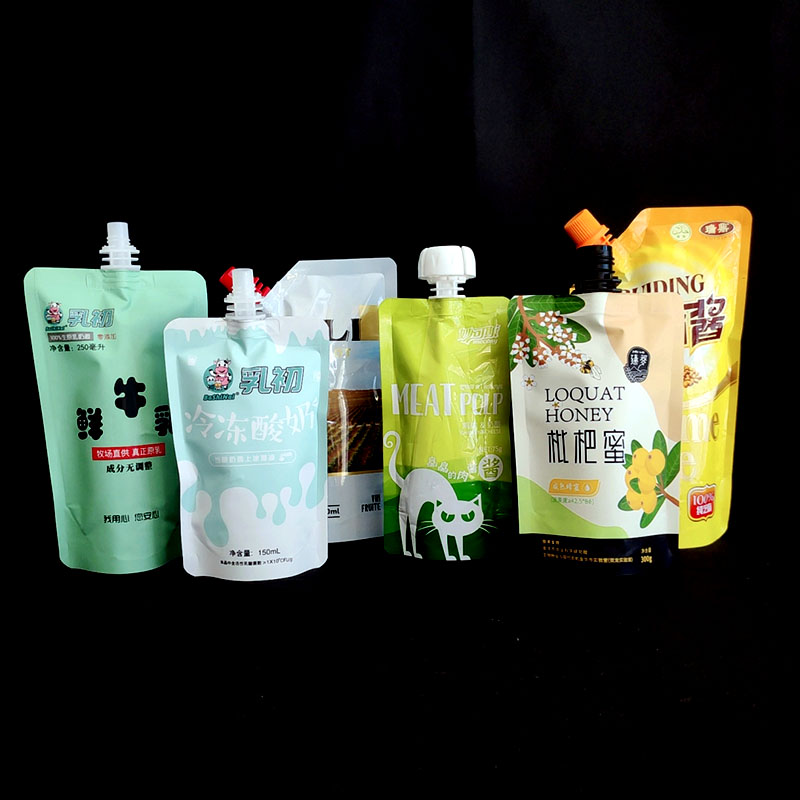 Bolsa vertical de bebidas al por mayor bolsa de plástico bolsa de embalaje de jugo bolsa de bebidas
