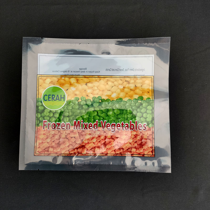 Bolsas de embalaje de plástico selladas en tres lados con plano de impresión personalizado bolsas de embalaje de grado alimenticio
