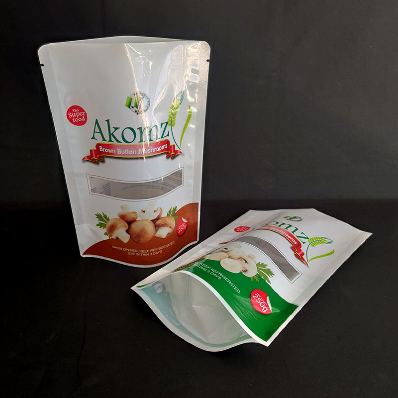 Venta al por mayor de doypak bocadillos de plástico impresos a medida envases de alimentos bolsas de cremallera brillantes verticales