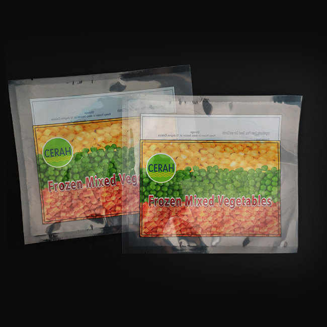 Bolsas de embalaje de plástico selladas en tres lados con plano de impresión personalizado bolsas de embalaje de grado alimenticio