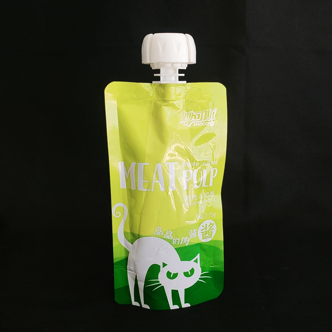 Bolsas de destilación de alimentos para mascotas verticales impresas a medida sin BPA bolsas de pulverización de alimentos para bebés